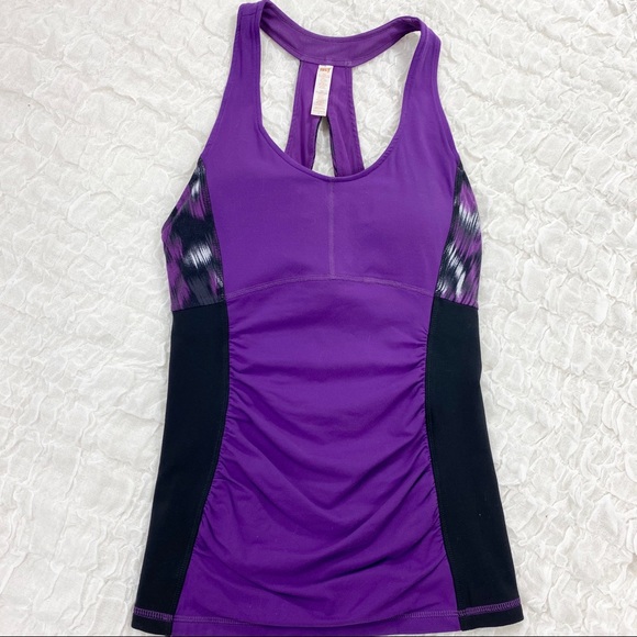 Lucy purple and black Perfect Core halter top size small - Picture 1 of 6